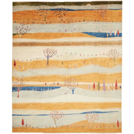 Tappeto Fun Collection Pakistan giallo marrone 254x302