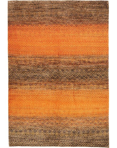 Tappeto Royal Gabbeh Pakistan arancione marrone 170x246
