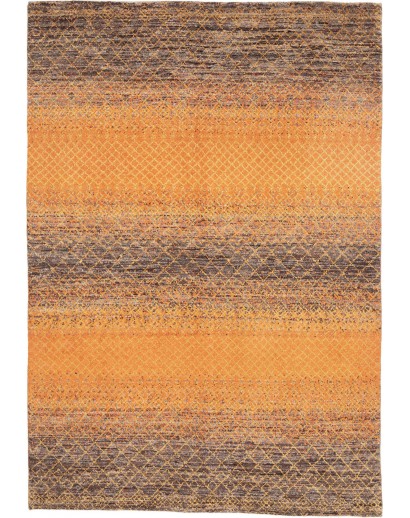 Tappeto Royal Gabbeh Pakistan arancione marrone 153x220