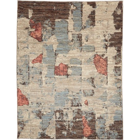 Tappeto marrone azzurro 261x346