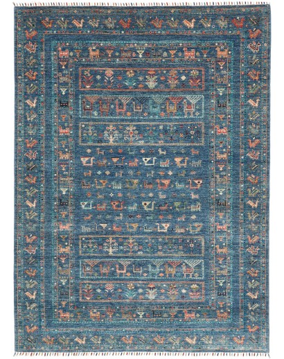 Tappeto Rubin Pakistan azzurro marrone 171x233
