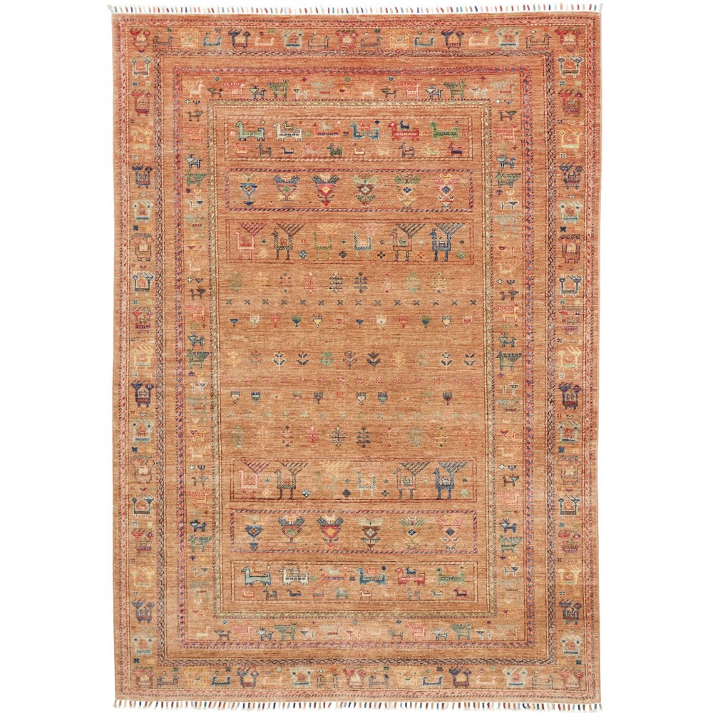 Tappeto Rubin Pakistan marrone arancione 171x243
