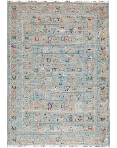 Tappeto Rubin Pakistan azzurro 165x231