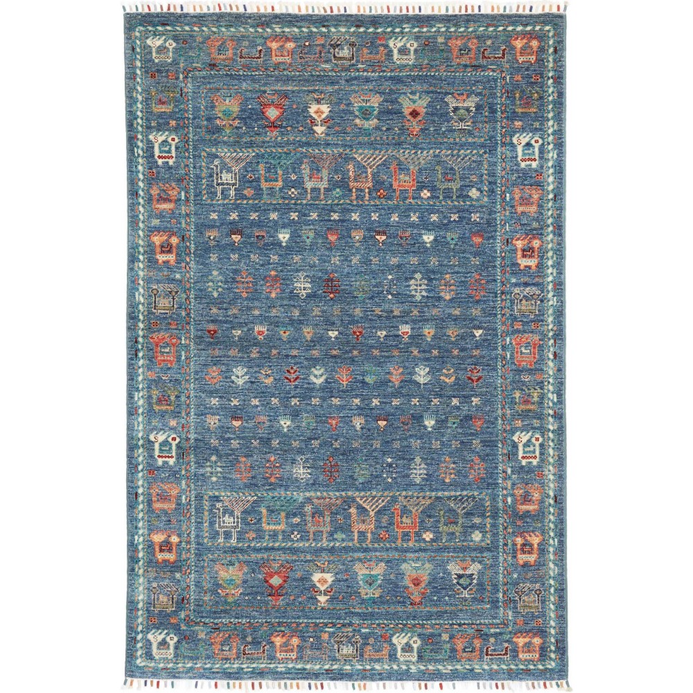 Tappeto Rubin Pakistan grigio azzurro 120x183