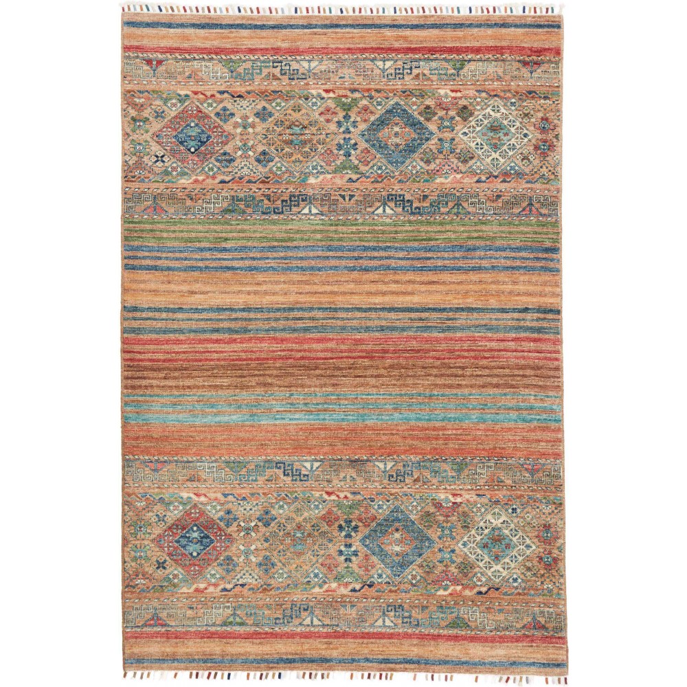 Tappeto Rubin Pakistan marrone grigio 127x188