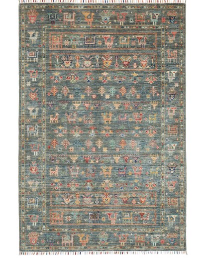 Tappeto Rubin Pakistan bianco marrone 126x185