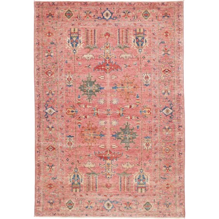 Tappeto Kazak Fine Pakistan marrone azzurro 164x241