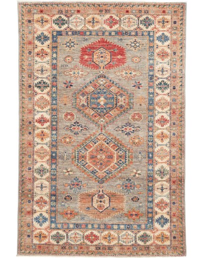 Tappeto Kazak Fine Pakistan marrone 123x188