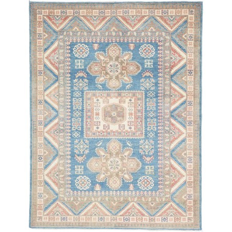 Tappeto Kazak Afghanistan beige bianco 147x193