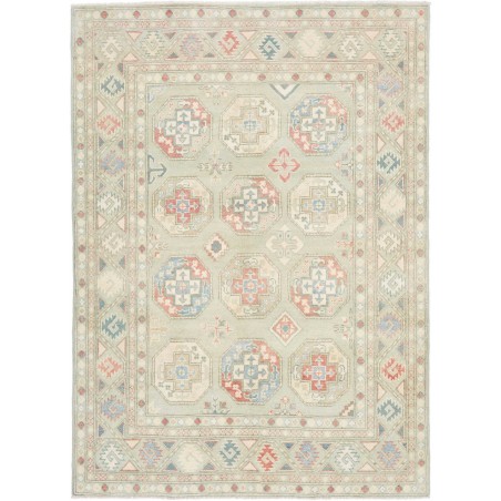 Tappeto Kazak Afghanistan bianco 147x202