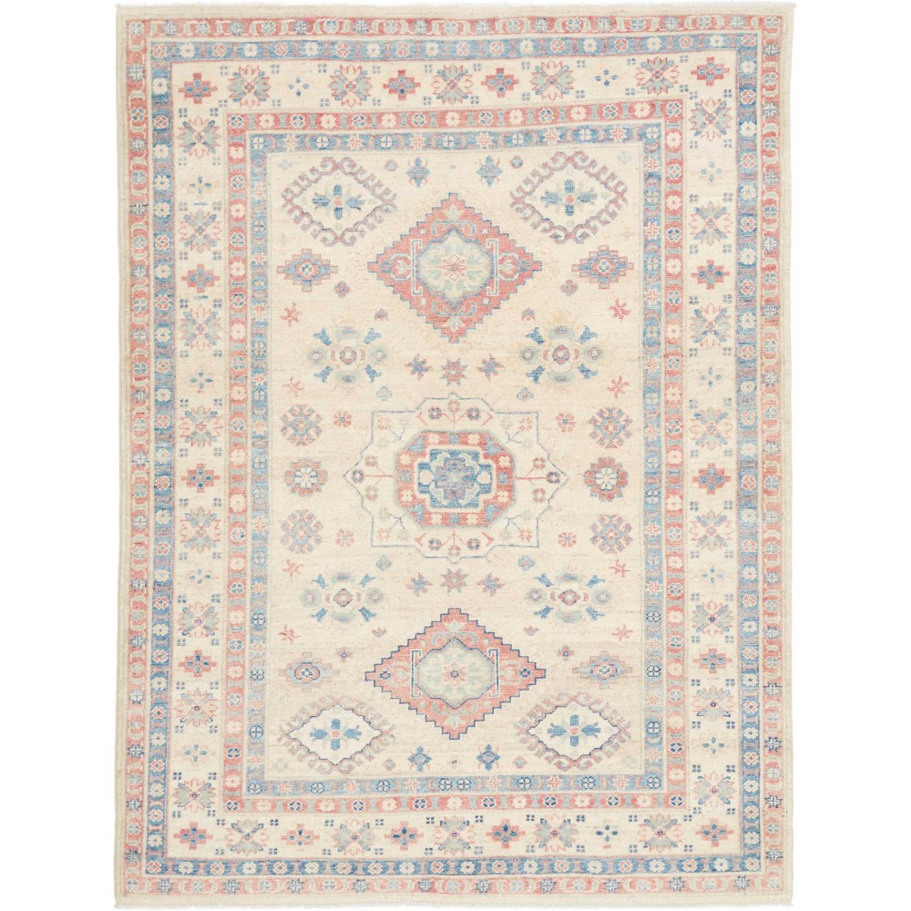 Tappeto Kazak Afghanistan bianco 149x197