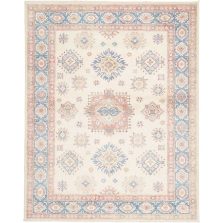 Tappeto Kazak Afghanistan bianco 155x192