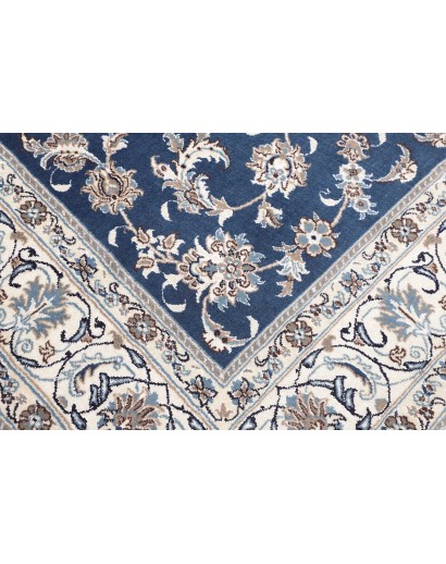 Tappeto Nain Kashmar Persia grigio blu 201x300