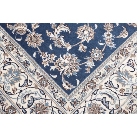 Tappeto Nain Kashmar Persia grigio blu 201x300