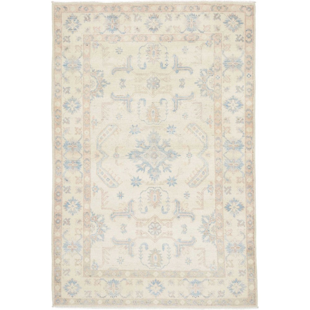 Tappeto Kazak Afghanistan bianco 120x179