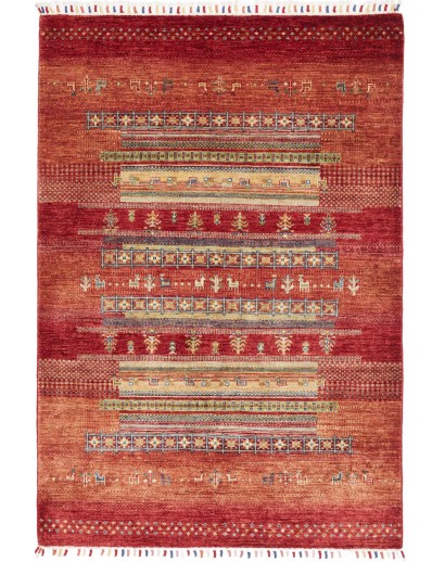 Tappeto Siva Pakistan marrone 125x183