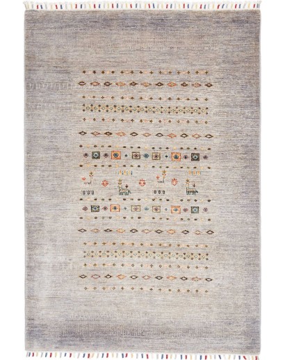 Tappeto Siva Pakistan beige grigio 124x178