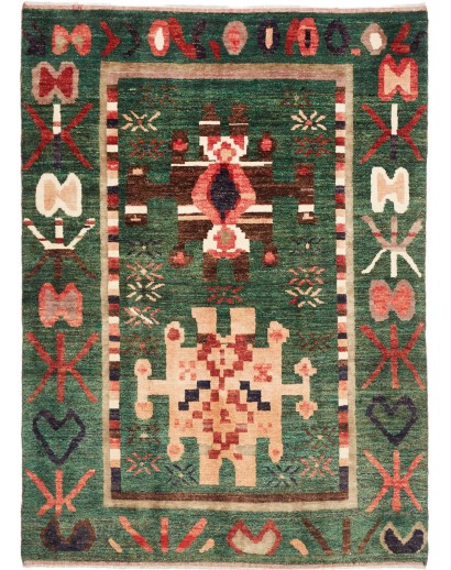 Tappeto verde marrone 178x243