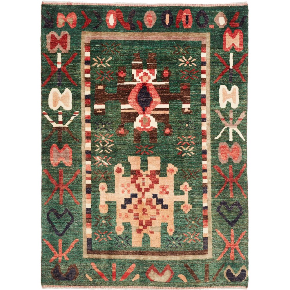 Tappeto verde marrone 178x243