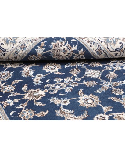 Tappeto Nain Kashmar Persia grigio blu 201x300