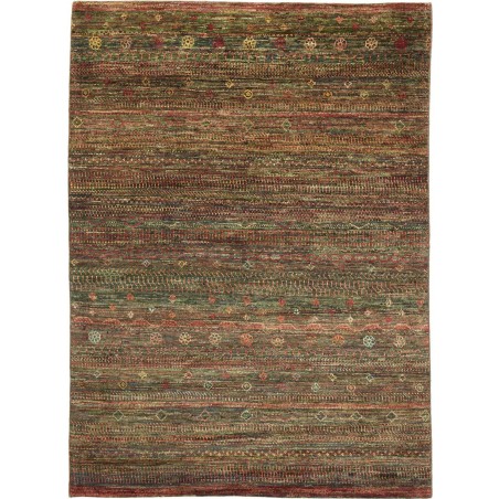 Tappeto Royal Gabbeh Pakistan verde marrone 156x212