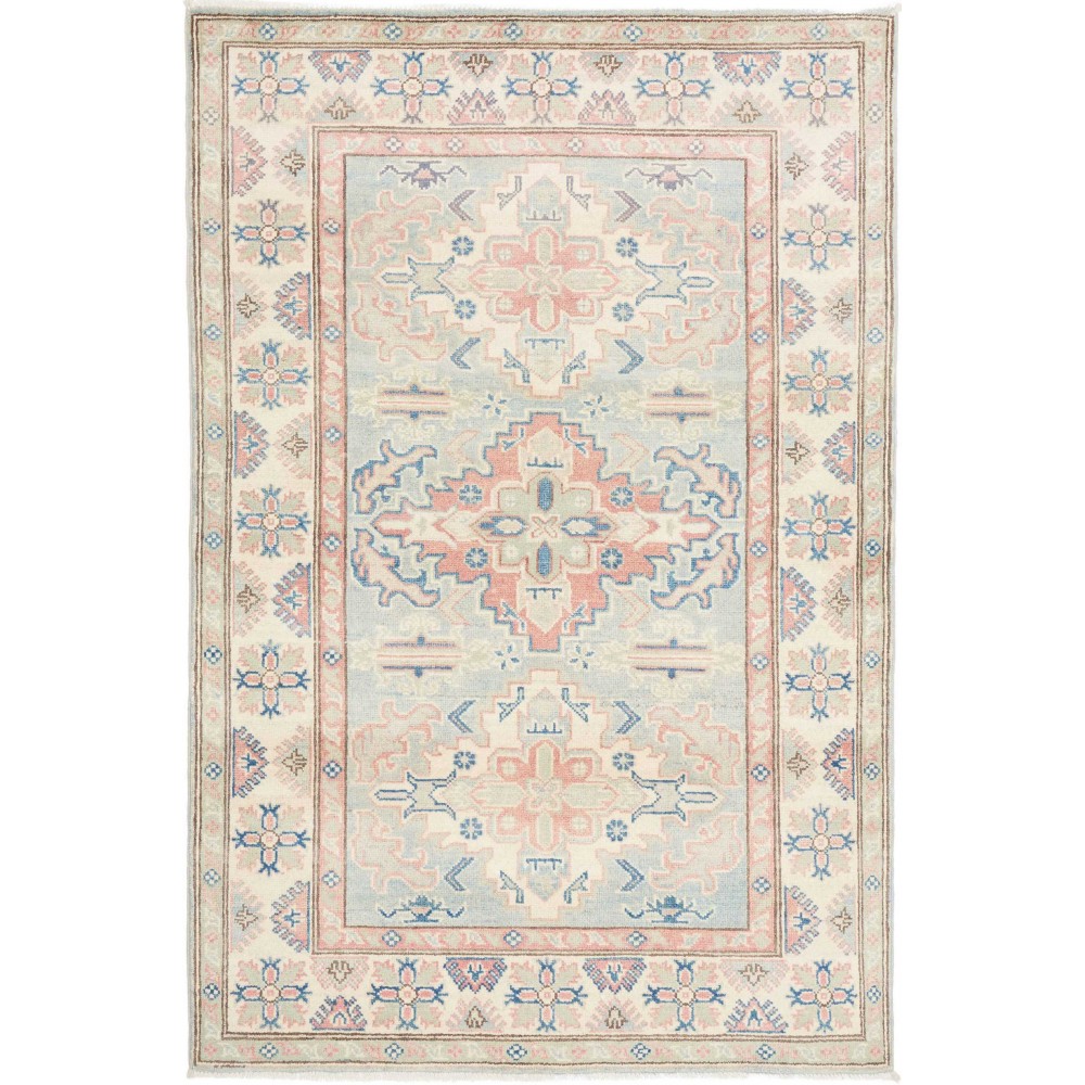 Tappeto Kazak Afghanistan bianco 119x180