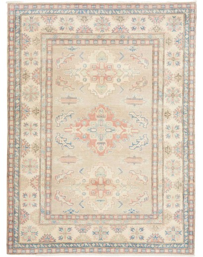 Tappeto Kazak Afghanistan bianco 153x203