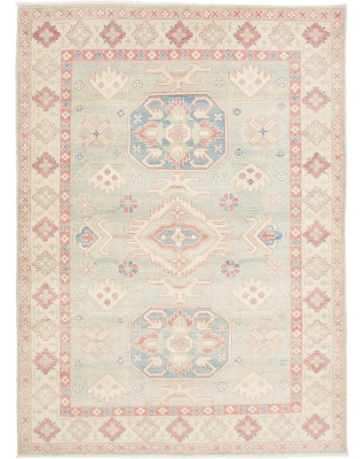 Tappeto Kazak Afghanistan bianco 153x211