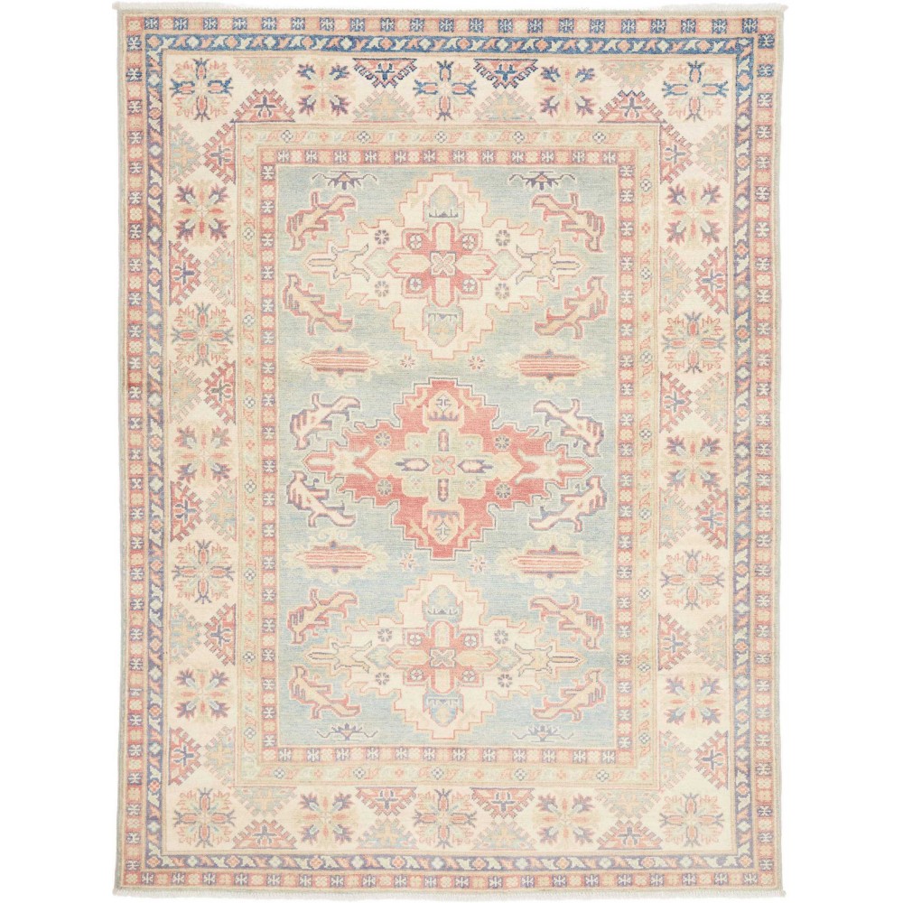 Tappeto Kazak Afghanistan bianco 152x204