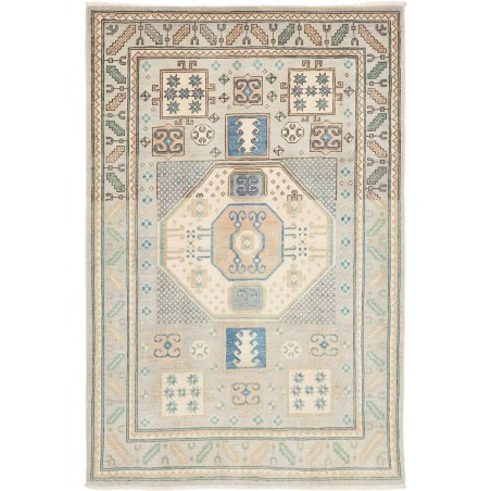 Tappeto Kazak Afghanistan beige bianco 119x180