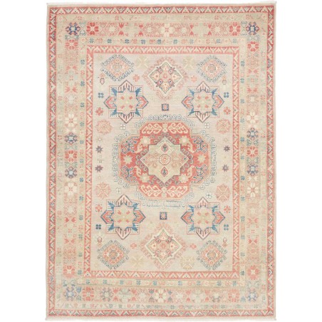 Tappeto Kazak Afghanistan beige grigio 168x234