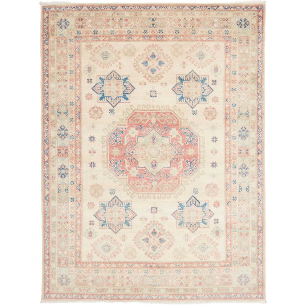 Tappeto Kazak Afghanistan giallo 154x203