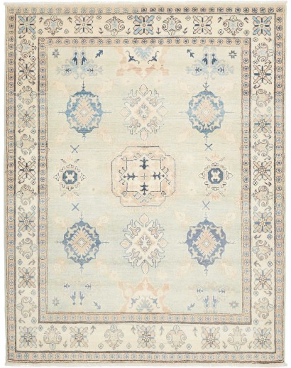 Tappeto Kazak Afghanistan bianco 155x200