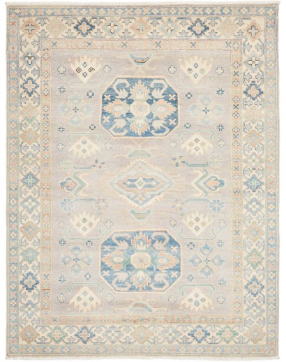 Tappeto Kazak Afghanistan bianco 156x201