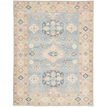 Tappeto Kazak Afghanistan beige grigio 155x203