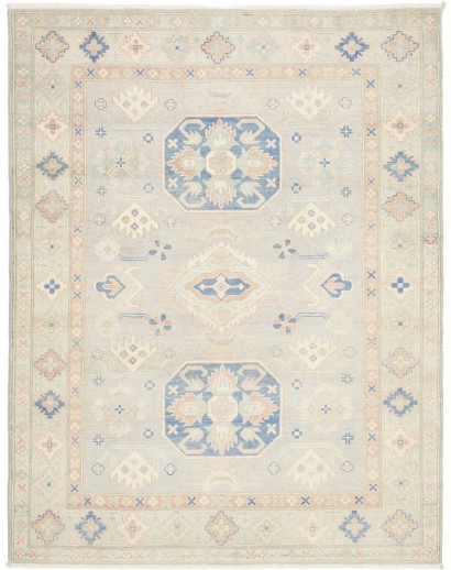 Tappeto Kazak Afghanistan bianco 154x197