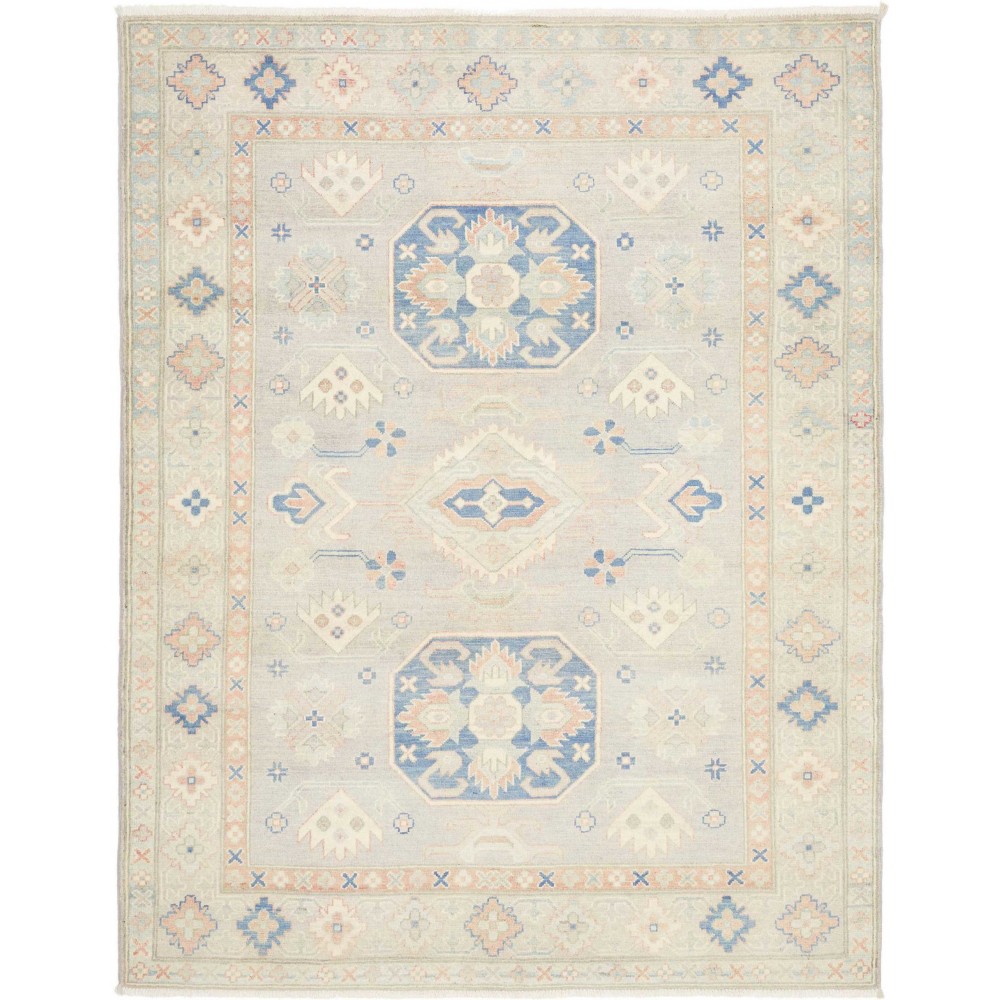 Tappeto Kazak Afghanistan bianco 154x197