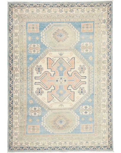 Tappeto Kazak Afghanistan beige bianco 149x210