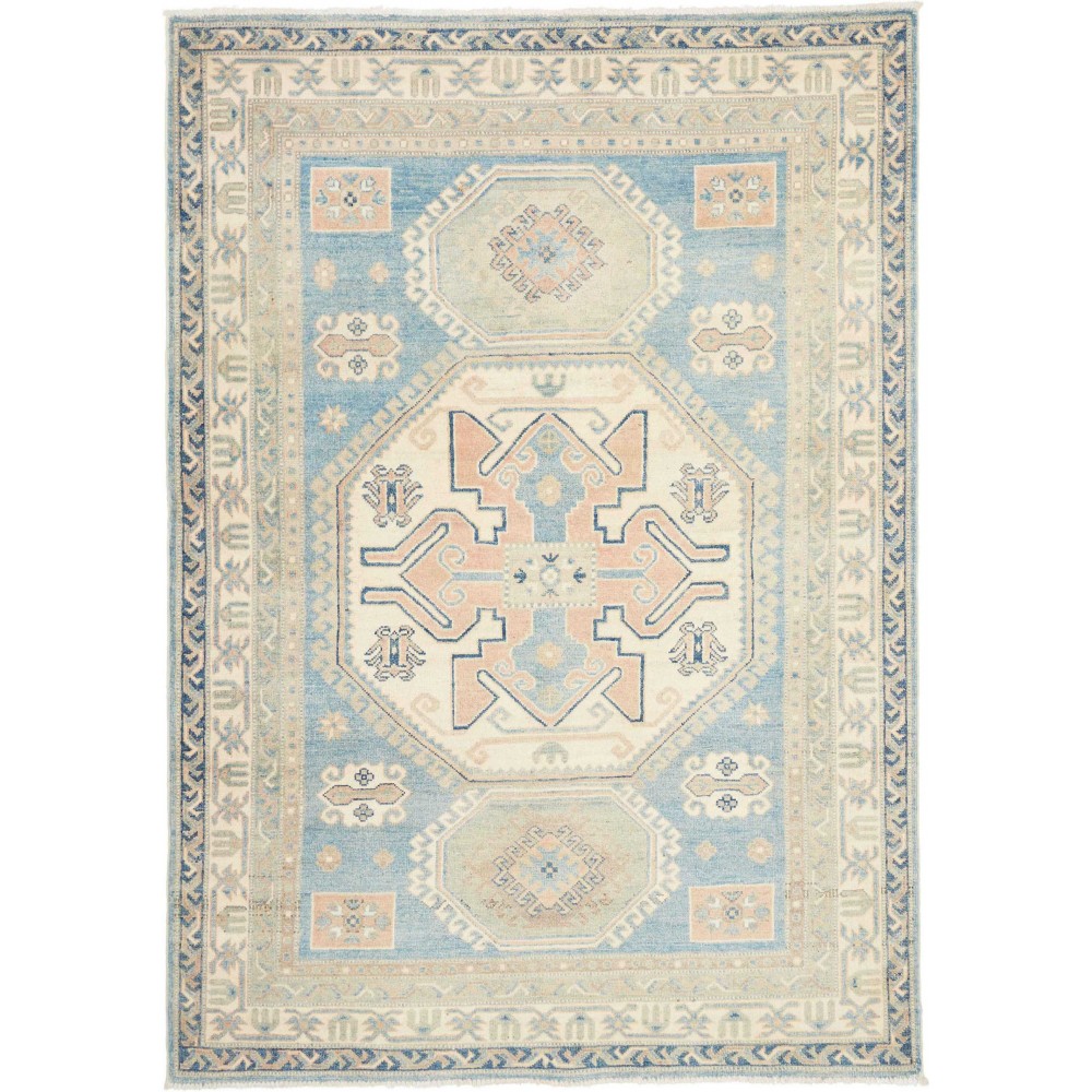Tappeto Kazak Afghanistan beige bianco 149x210