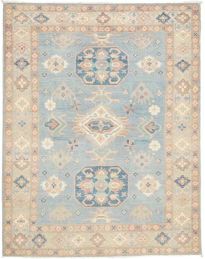Tappeto Kazak Afghanistan beige grigio 155x198