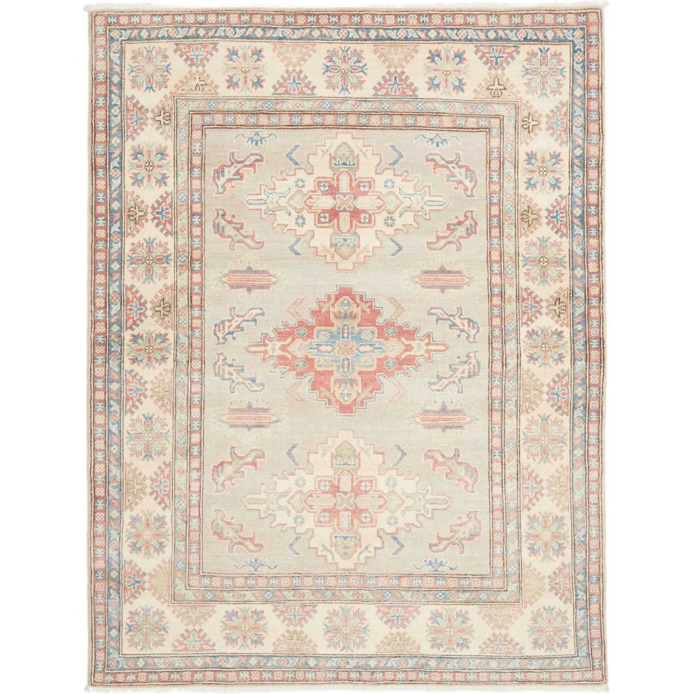 Tappeto Kazak Afghanistan bianco 154x201