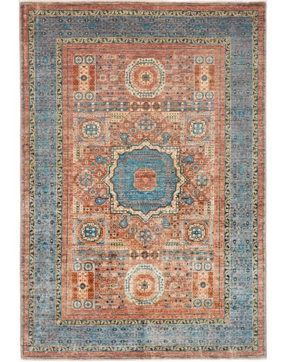 Tappeto Mamlouk Pakistan marrone grigio 125x180