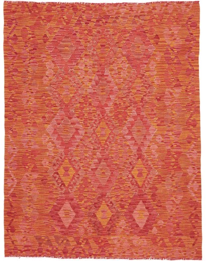 Tappeto Kilim Afghanistan rosso 152x196