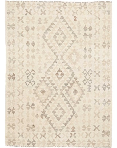 Tappeto Kilim Afghanistan bianco 143x189