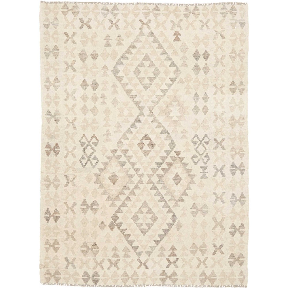 Tappeto Kilim Afghanistan bianco 143x189