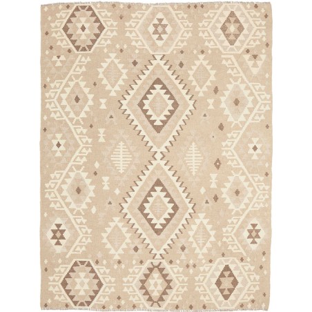 Tappeto Kilim Afghanistan giallo azzurro 154x198