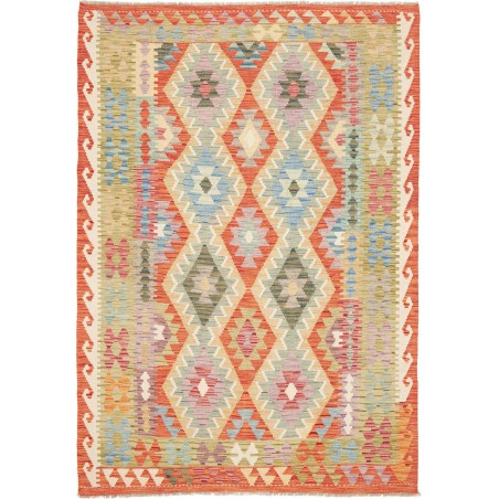 Tappeto Kilim Afghanistan marrone 153x217