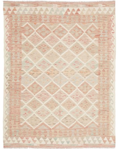 Tappeto Kilim Afghanistan giallo beige 149x196