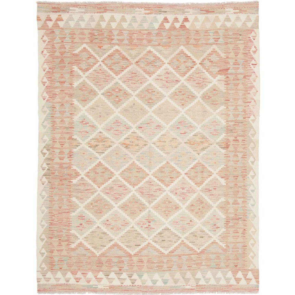 Tappeto Kilim Afghanistan giallo beige 149x196