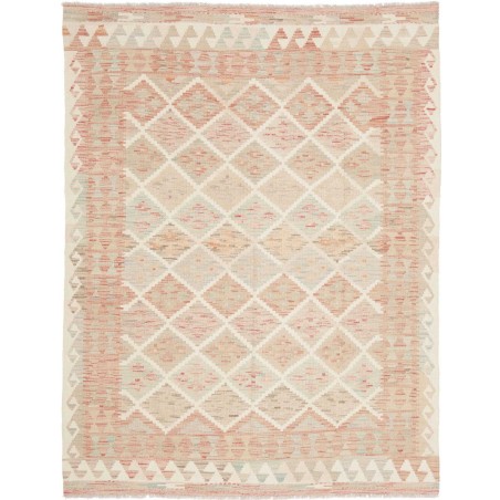 Tappeto Kilim Afghanistan giallo beige 149x196
